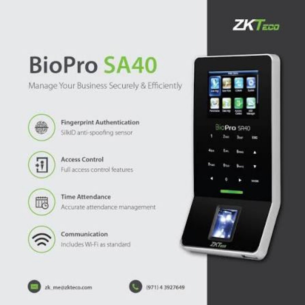 ZKT SA40 Time attendance - 2