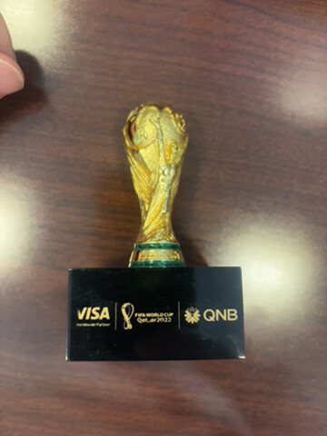 Small Fifa World cup 2022 Trophy - 1
