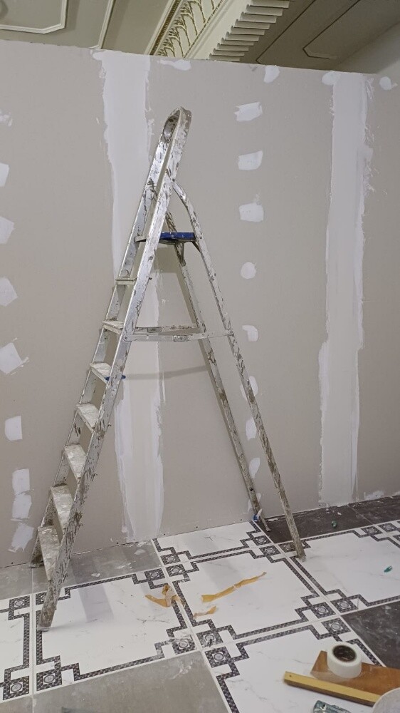 Gypsum Dacor Installing - 4