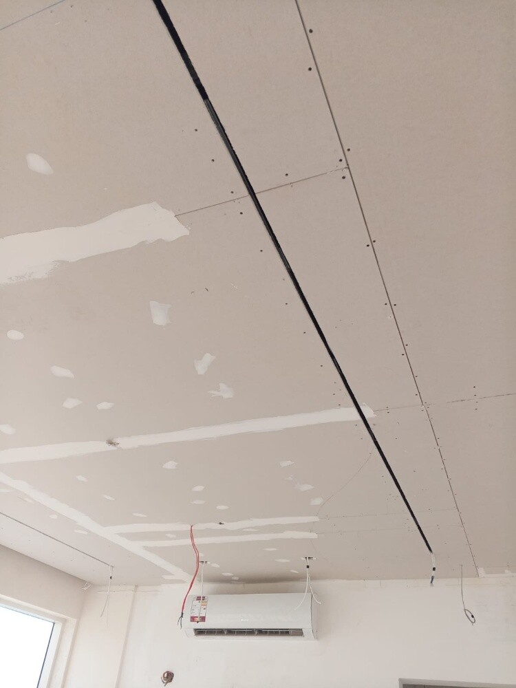 Gypsum Dacor Installing - 3