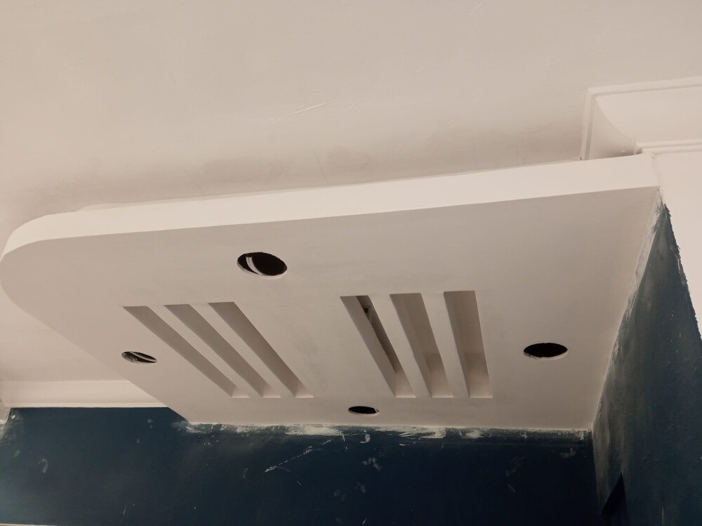 Gypsum Dacor Installing - 8