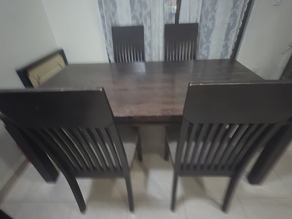 Perfect condition dining table set - 3