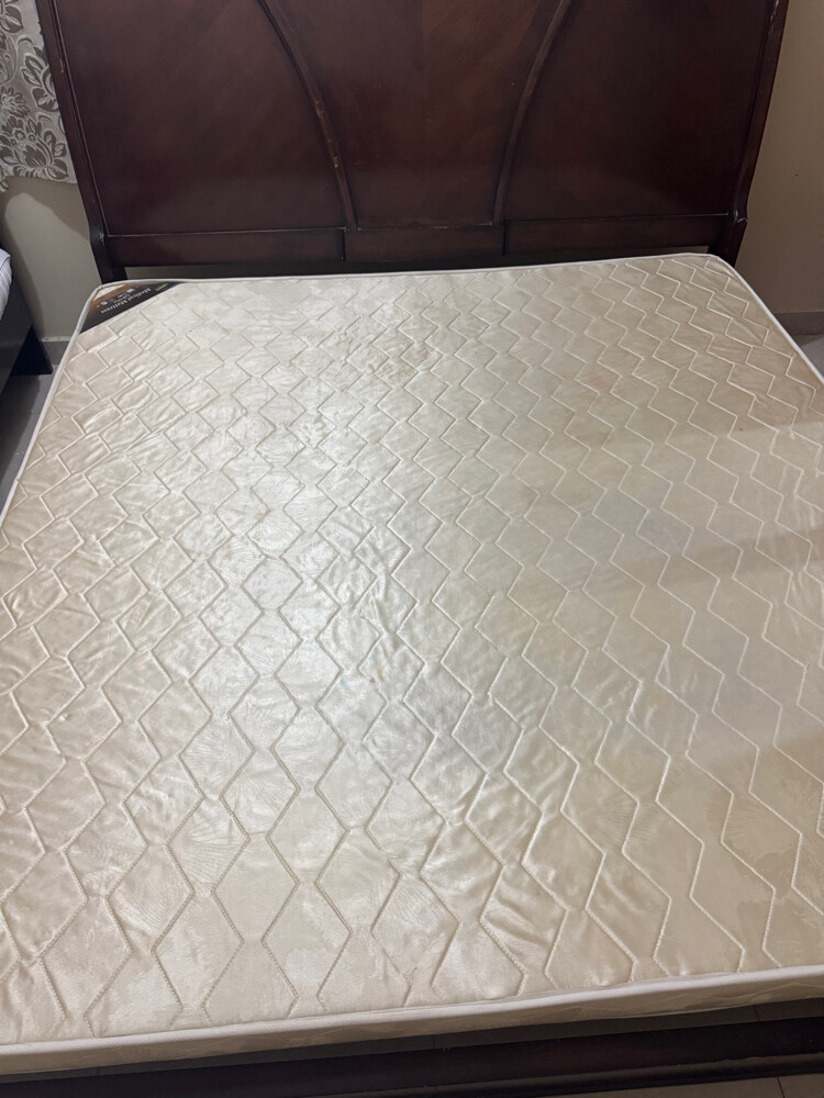 king size bed used like new - 1
