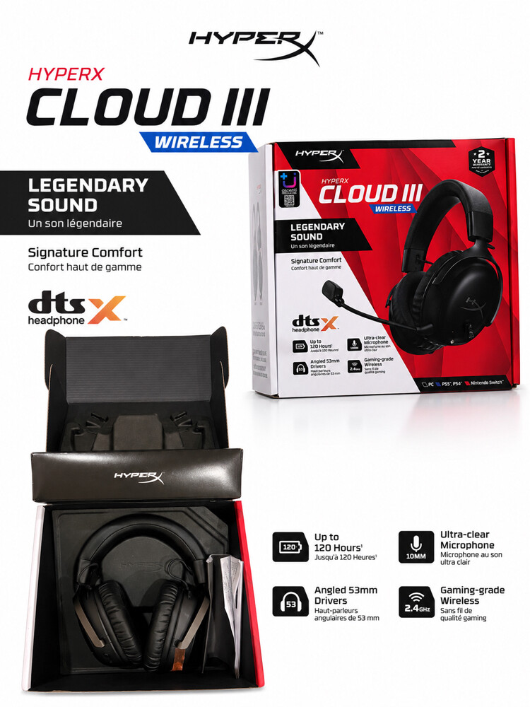 HyperX cloud lll wireless Gaming - 1