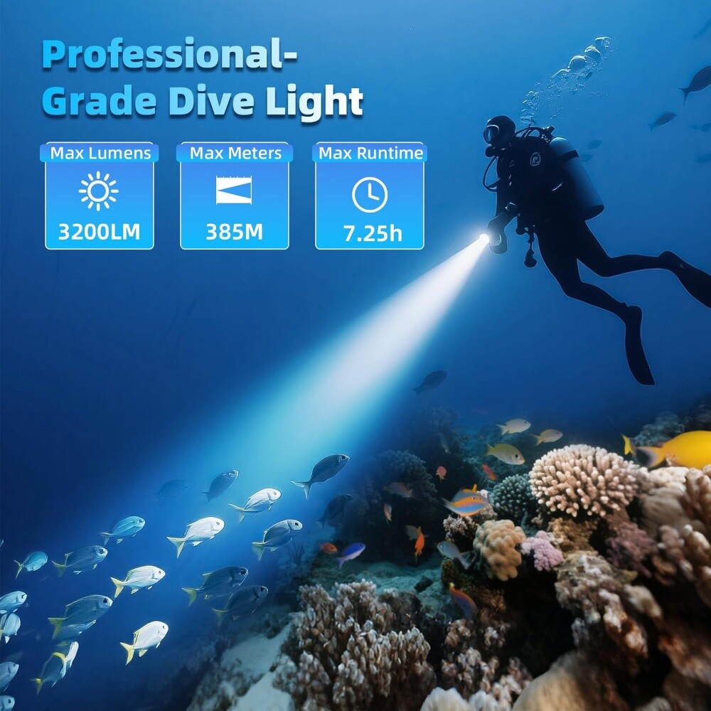 Sofirn SD08 Diving Flashlight - 7