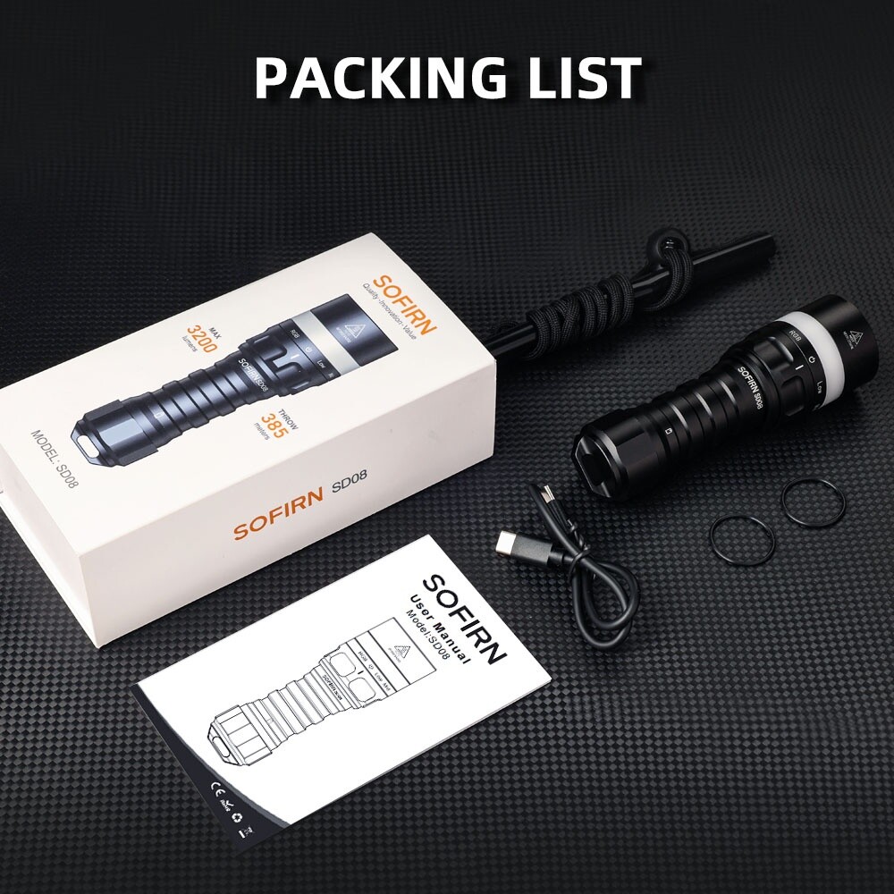 Sofirn SD08 Diving Flashlight - 1