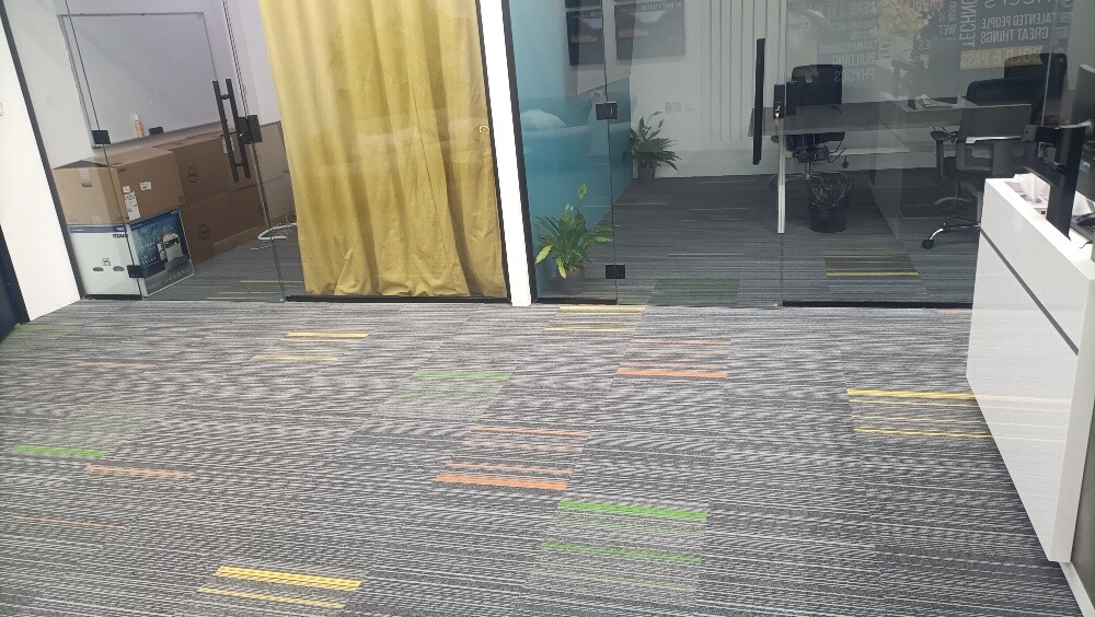 office tiles carpet - 2