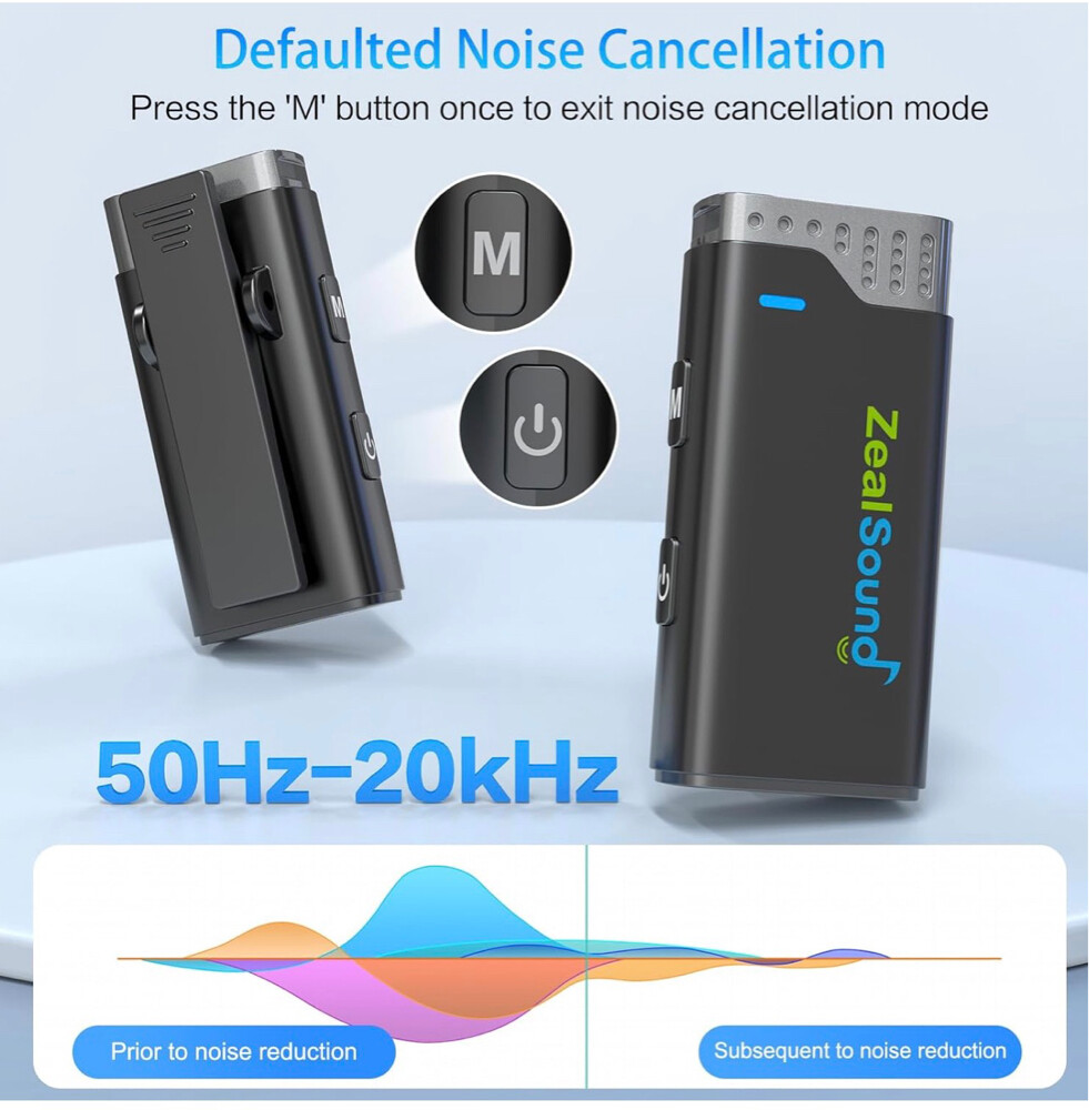 ZealSound V7 Pro Mobile Mic Vlog - 5