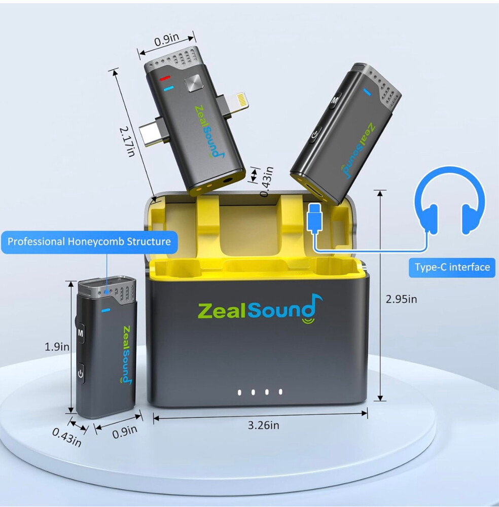 ZealSound V7 Pro Mobile Mic Vlog - 1