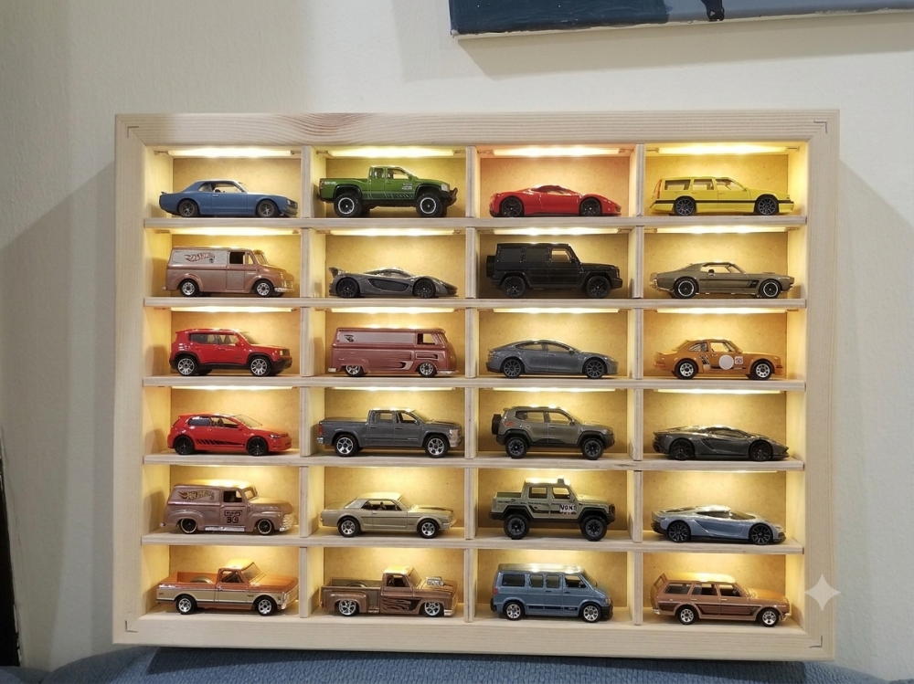 Hotwheels toy car display stand - 2