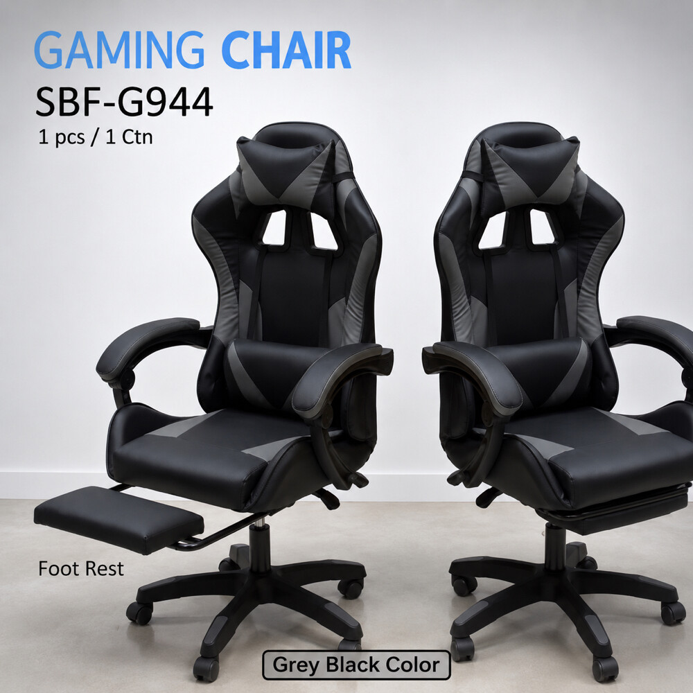 Gaming chair with footrest - 1