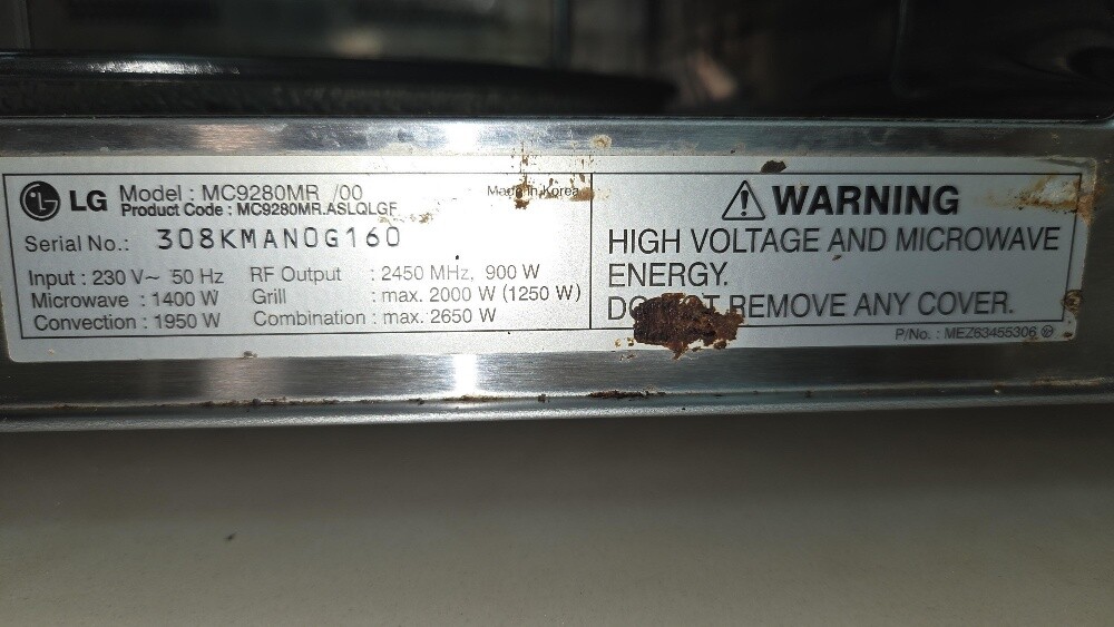 Microwave oven/Convection - 3