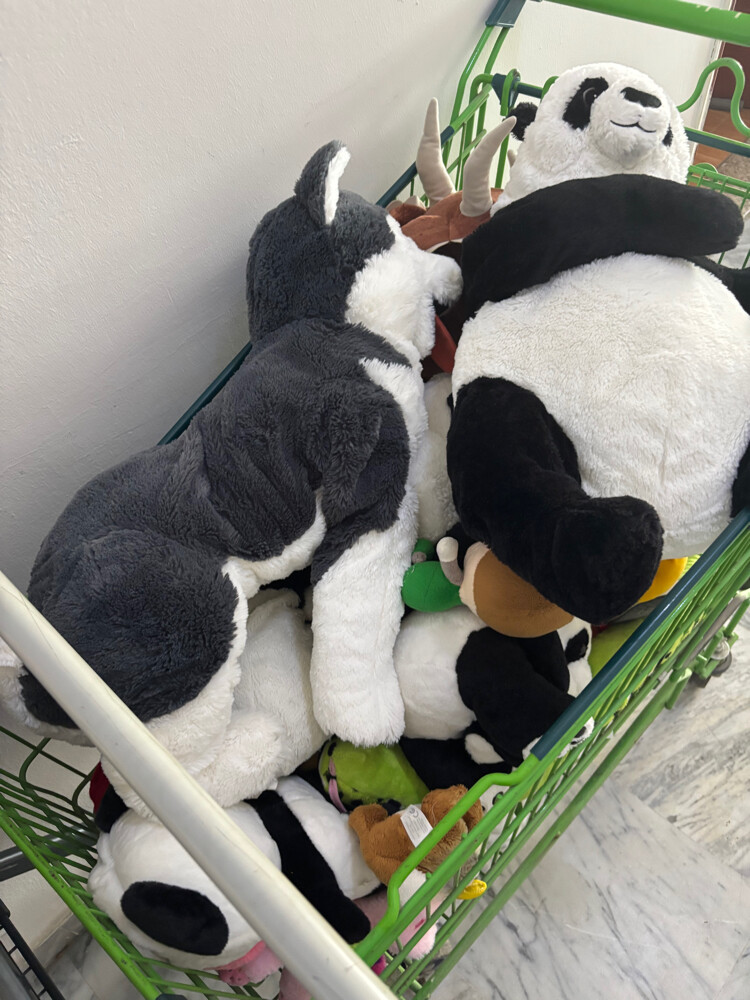 group doll fox and bear - 1