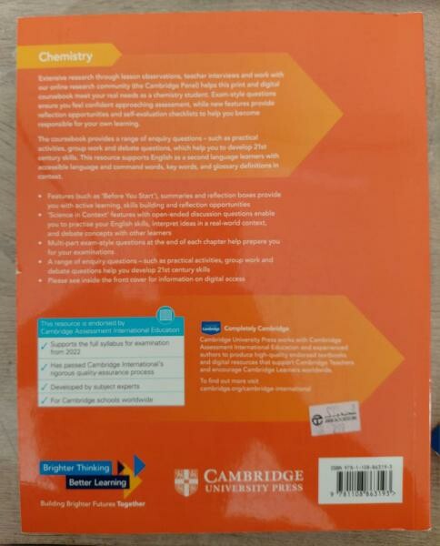 Chemistry Coursebook (3rd ed) - 2