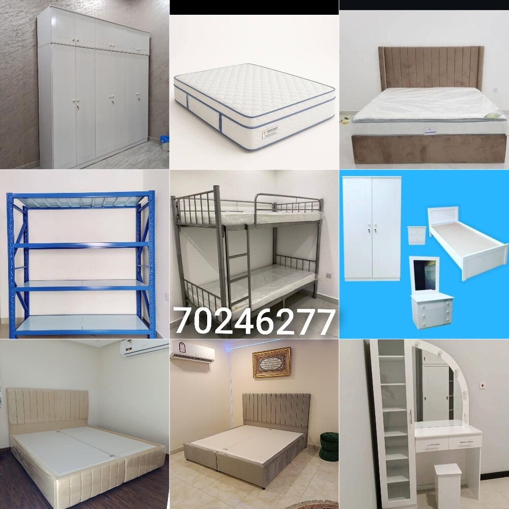 Bed,mettress,cabinet, available new - 4