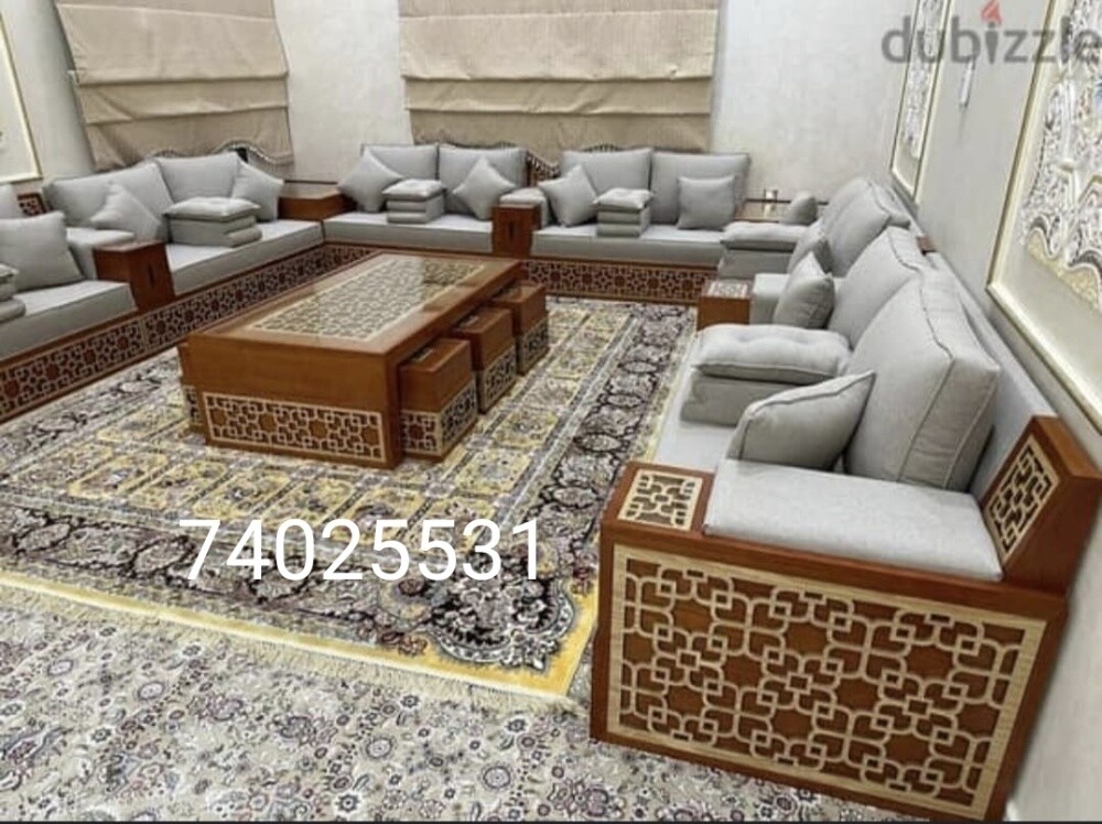 تنجيد خزانة التلفزيون والأريكة - 26
