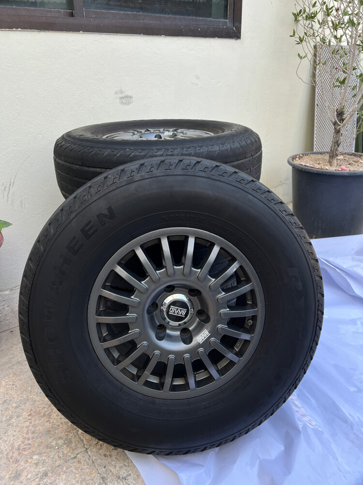 braid rims + showheen tyres master - 3