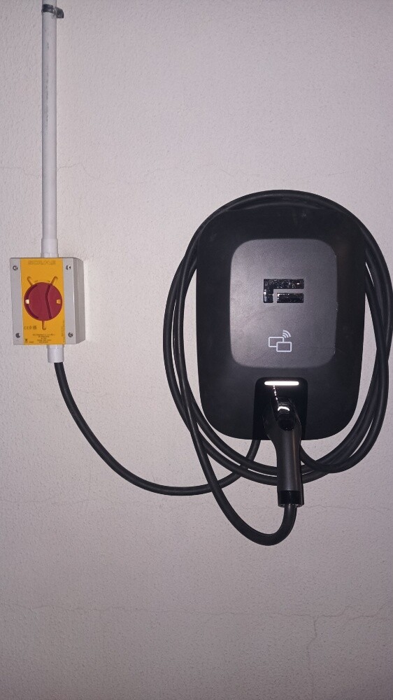 All elictric car charger installati - 1