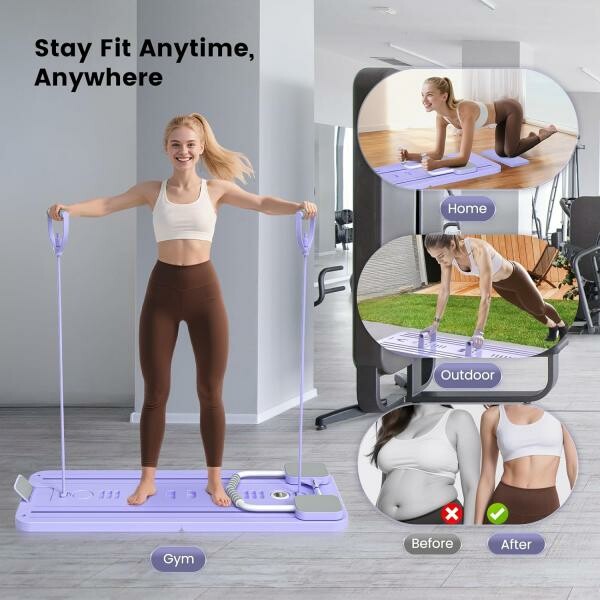 Foldable 4-in-1 Home Pilates - 3