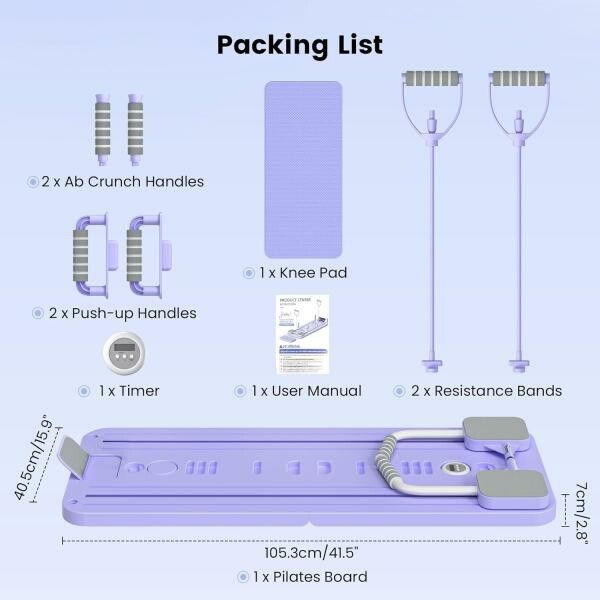 Foldable 4-in-1 Home Pilates - 2