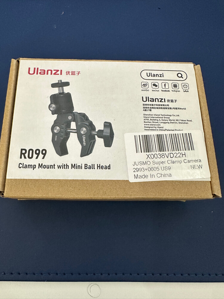 Ulanzi camera clamp - 1