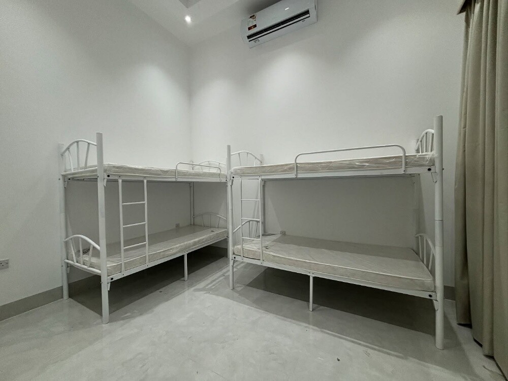 Metal Bunk Bed & mattress available - 6