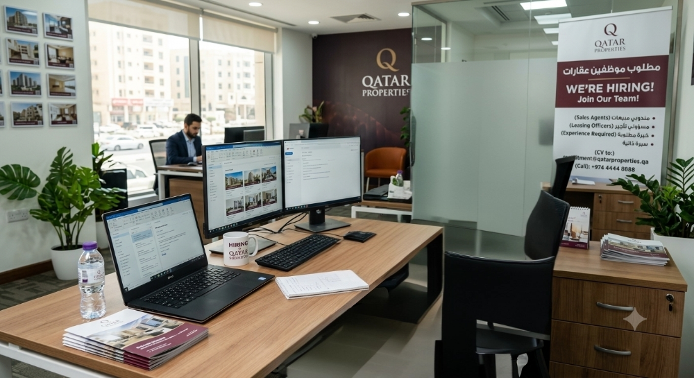 مطلوب موظفين لدا مكتب وساطه عقاري - 1