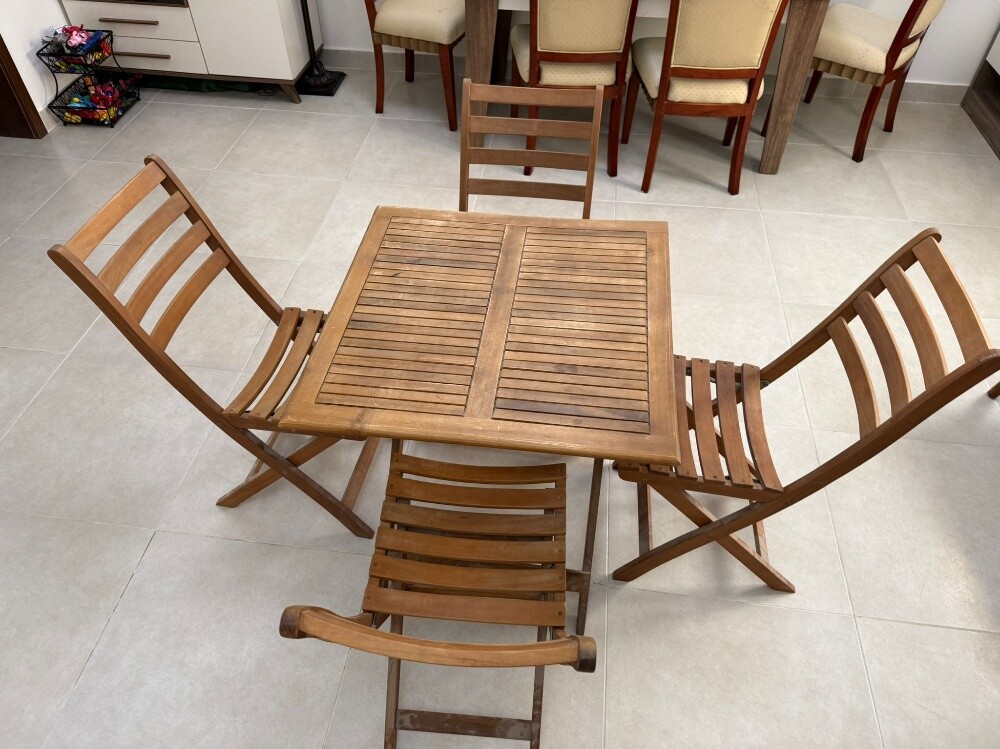 Outdoor Table with Chair - 2