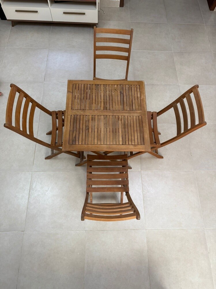 Outdoor Table with Chair - 1
