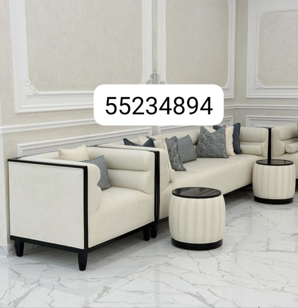 Tv decor sofa curtain carpet - 1