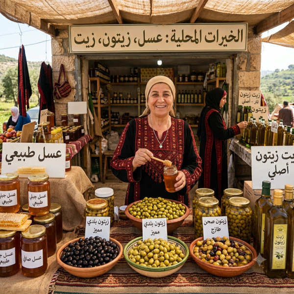 Natural Honey & Local Olives - 1