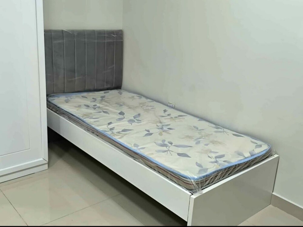 bed, mattress, cabinet available - 8