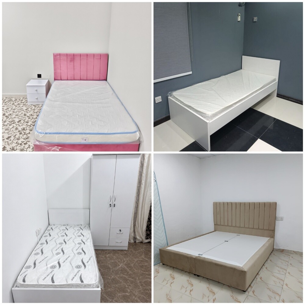 bed, mattress, cabinet available - 3
