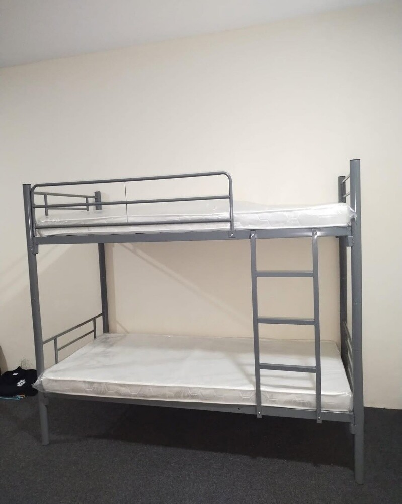 bed, mattress, cabinet available - 21