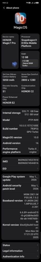HONOR MAGIC7 PRO LIKE NEW - 7