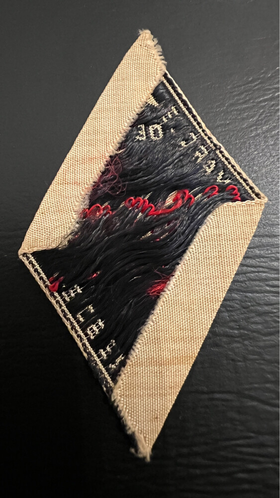 vintage french vogue patch 1950s  - 4