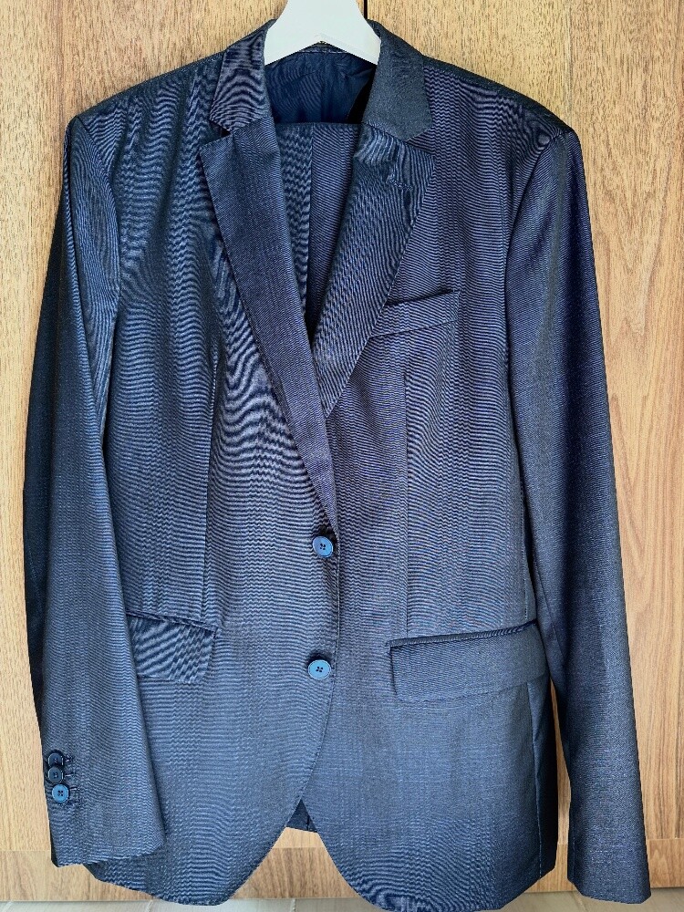 Massimo Dutti suit dark navy blue - 1