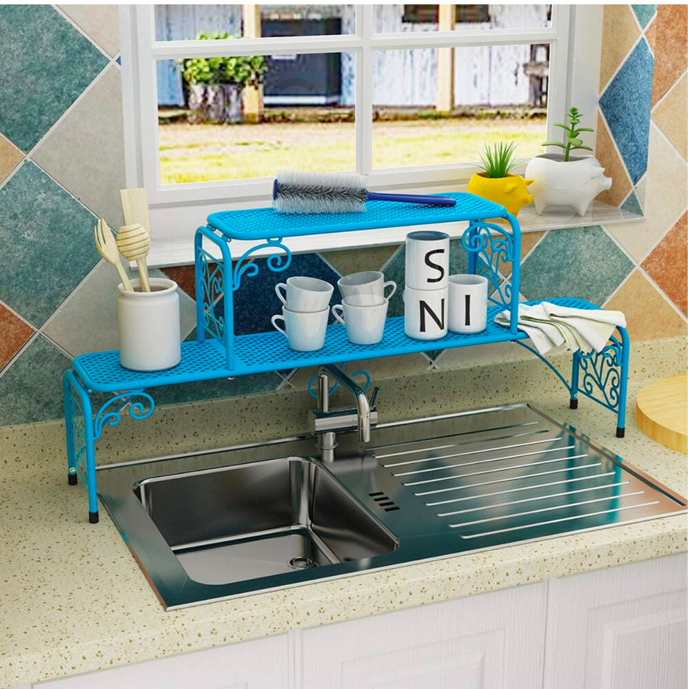 Metal Flower And Kitchen Rack  - 6