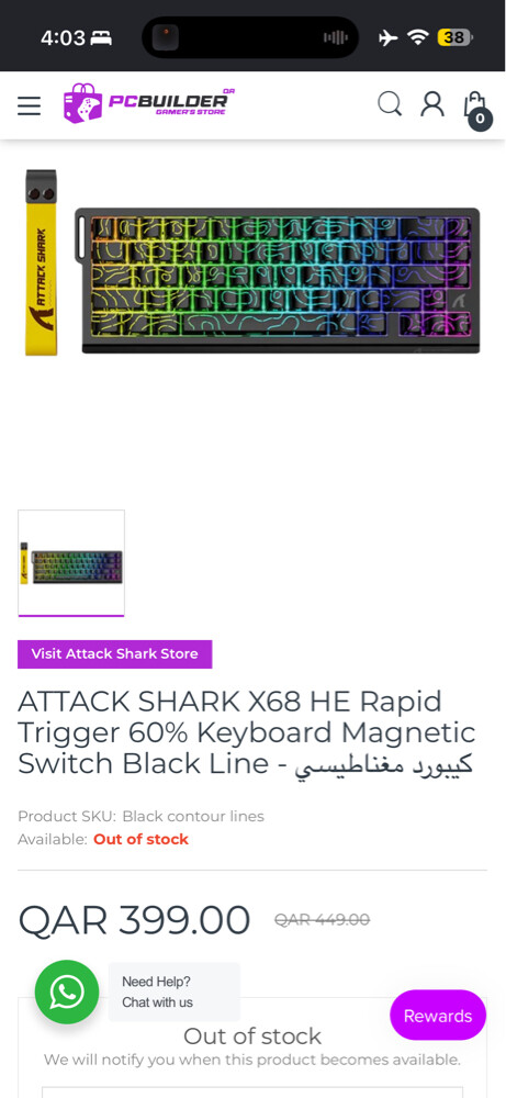 attack shark x68he  - 2
