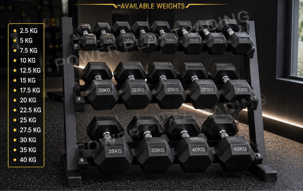 Dumbbell Set (2.5 KG – 40 KG) - 4