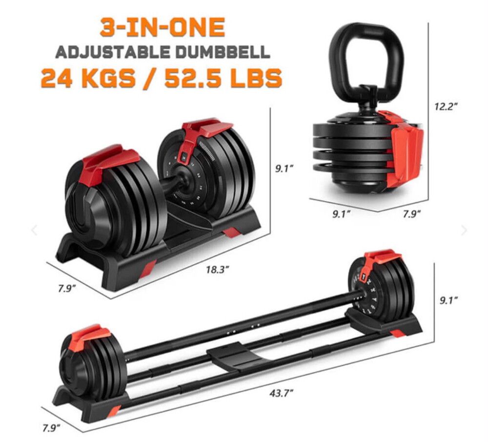 Adjustable dumbbell 40kg - 1