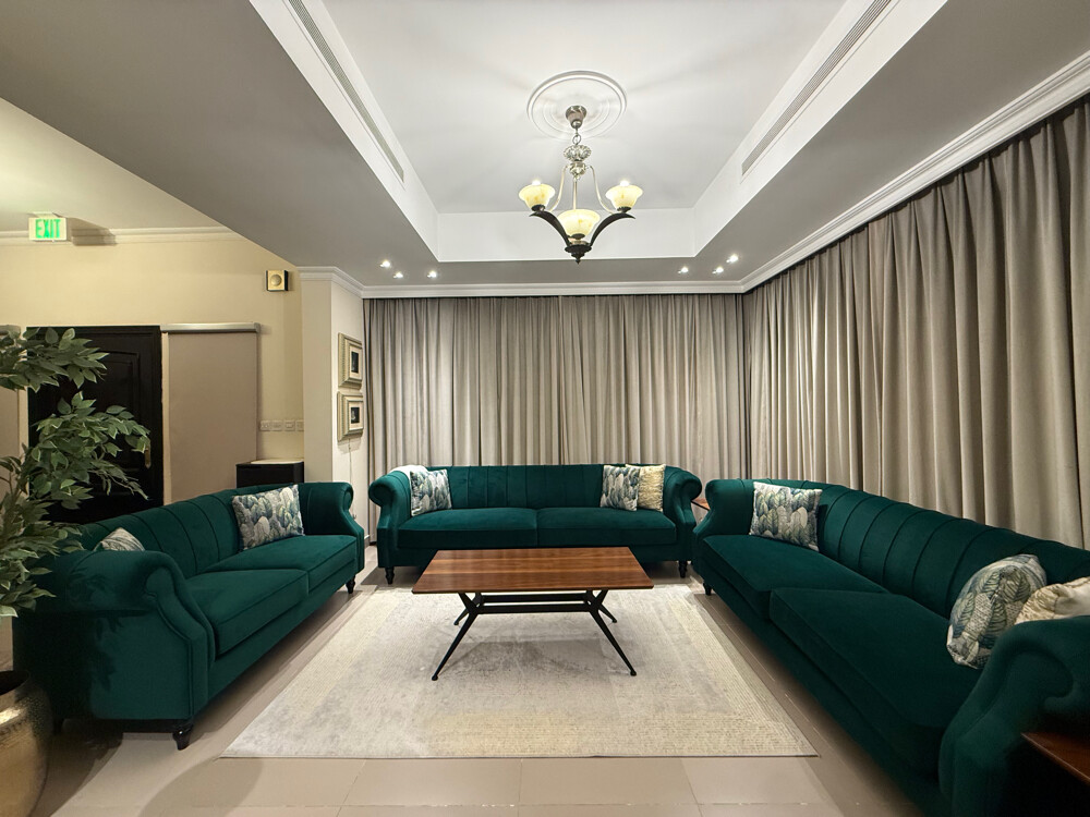 living room sofa set/ like new - 3