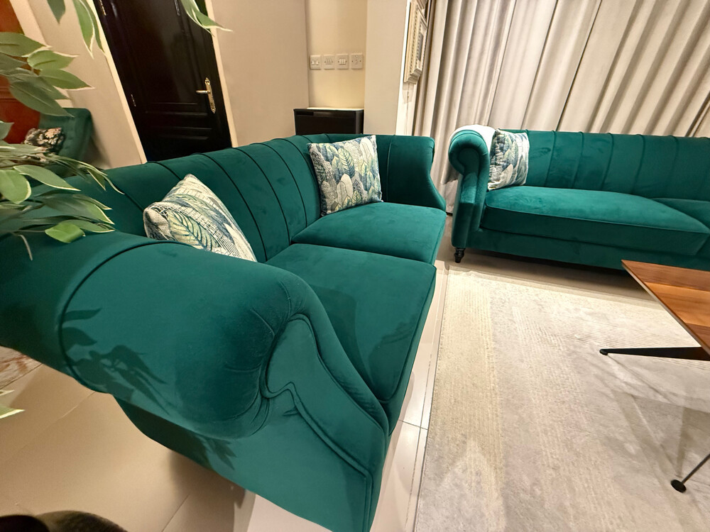 living room sofa set/ like new - 2