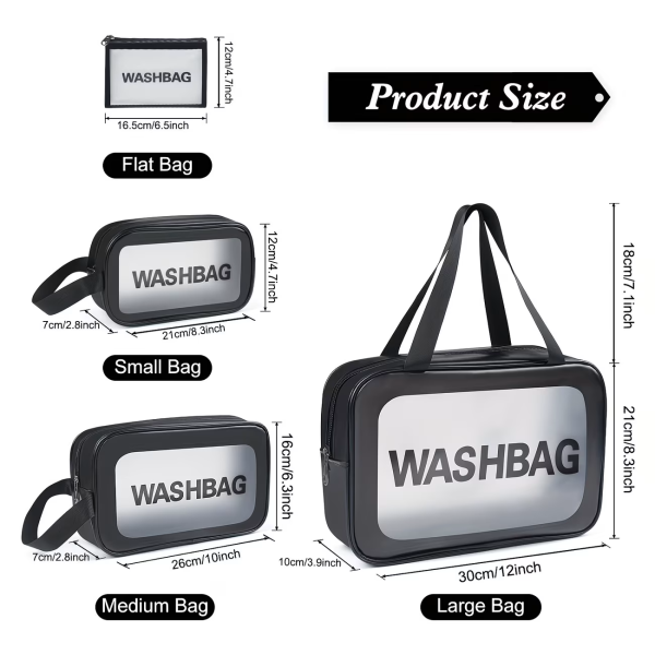 Translucent Travel Toiletry Bag Se - 6