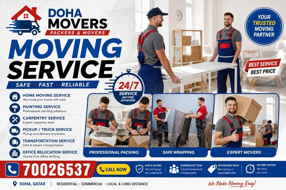 Doha movers packers 70026537 - 1