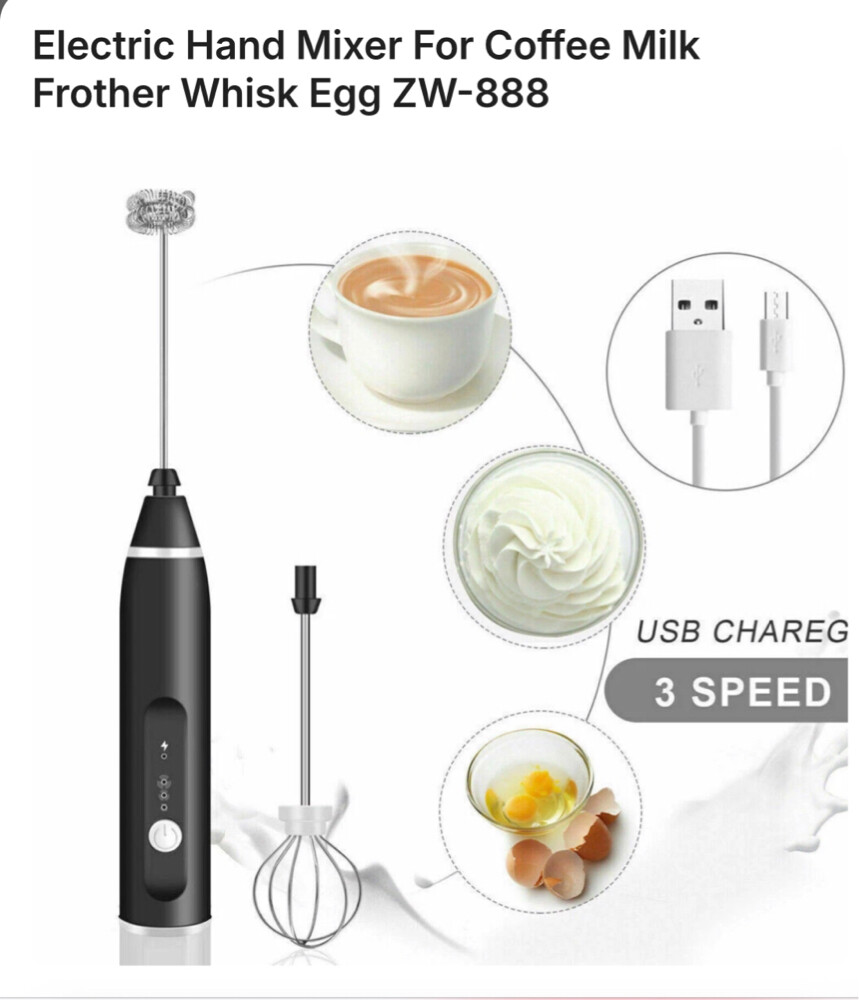 electric hand mixer coffee & egg - 1