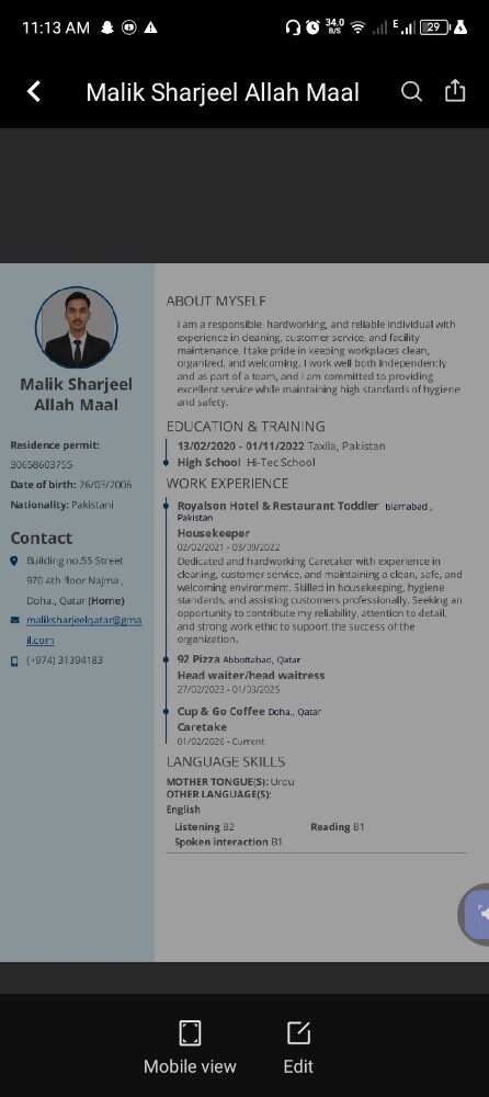 Malik sharjeel - 2