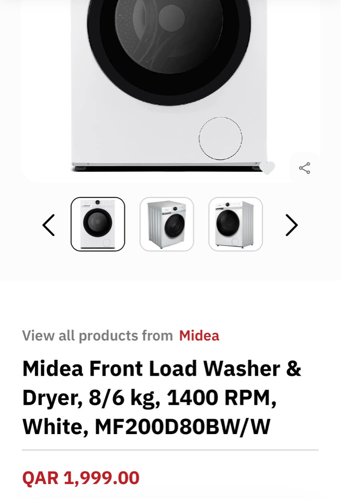 Midea washing machine  - 2