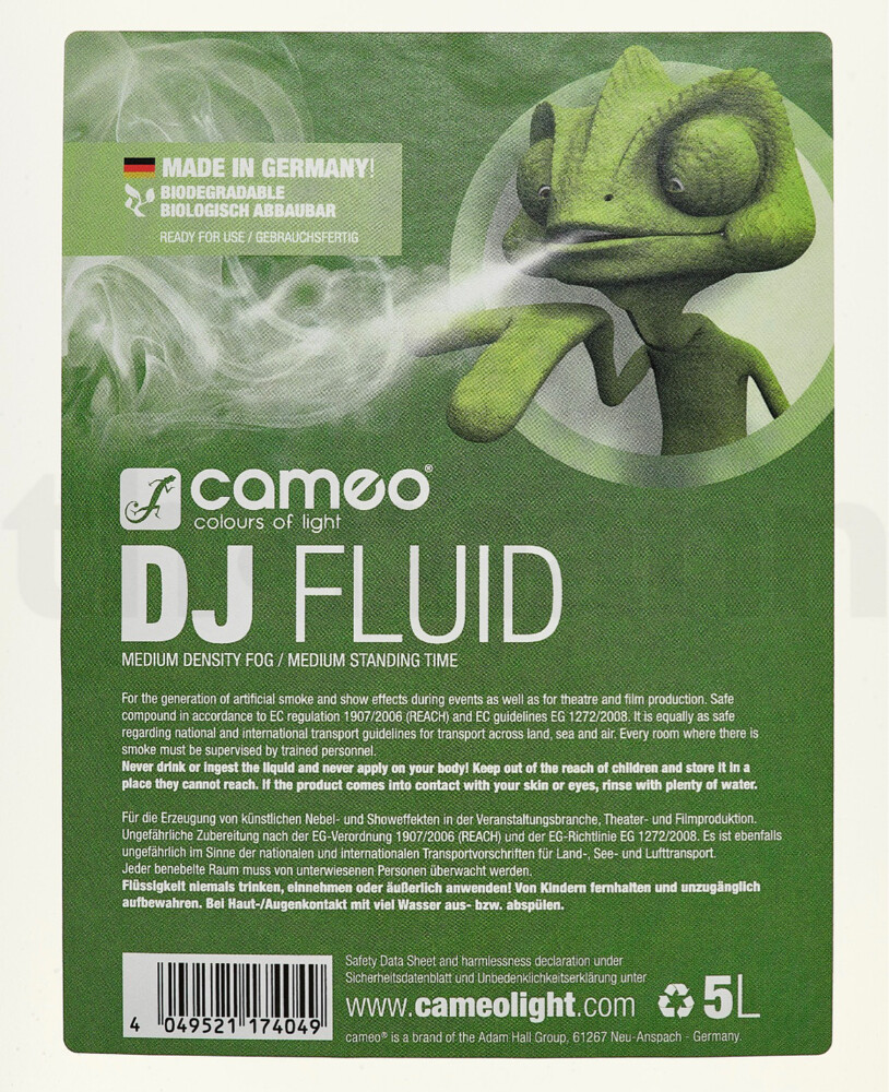 CAMEO DJ HEAVY FLUID 5LITER - 3