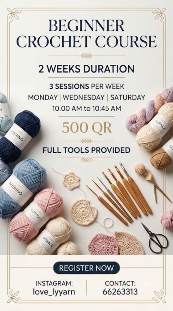 crochet class - 1